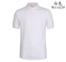 Load image into Gallery viewer, Men Summer Polo Shirt 2019 Brand Men's Fashion Cotton Short Sleeve Polo Crocodile Shirts Male Solid Jersey Breathable Tops Tees