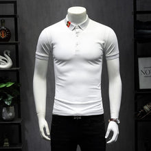 Load image into Gallery viewer, Men's Basic Fashion 2019 Polo Shirt Embroidery Printing Cotton Slim Fit Men Polo Shirt Short Sleeve Brand Clothing 9257